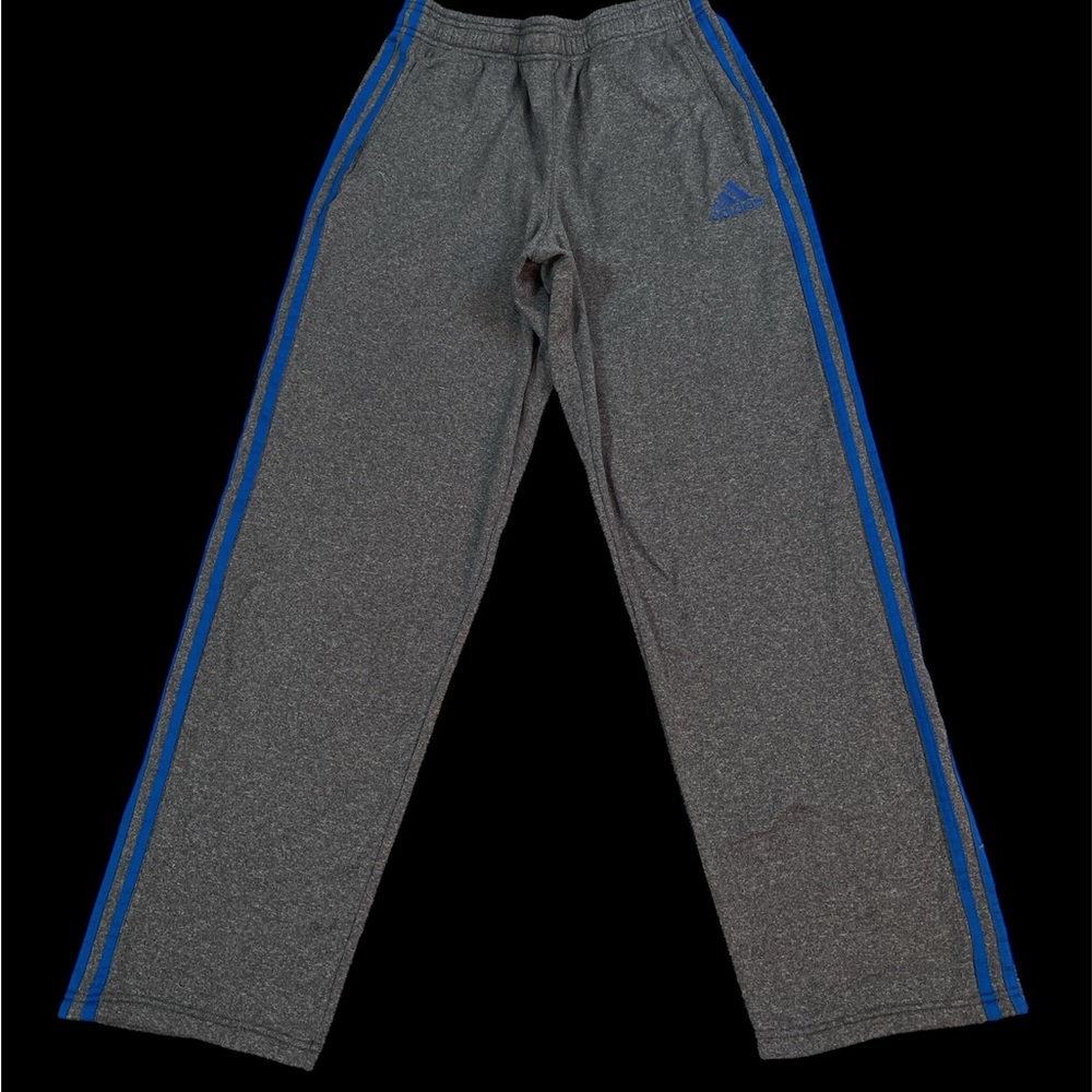 Adidas Gray‎ Climawarm Pants with Blue Accents